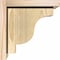 Ekena Millwork Newport Rough Sawn Corbel w/Backplate, Douglas Fir, 8"W x 10"D x 10"H COR08X10X10NEW01RDF - alternate 2
